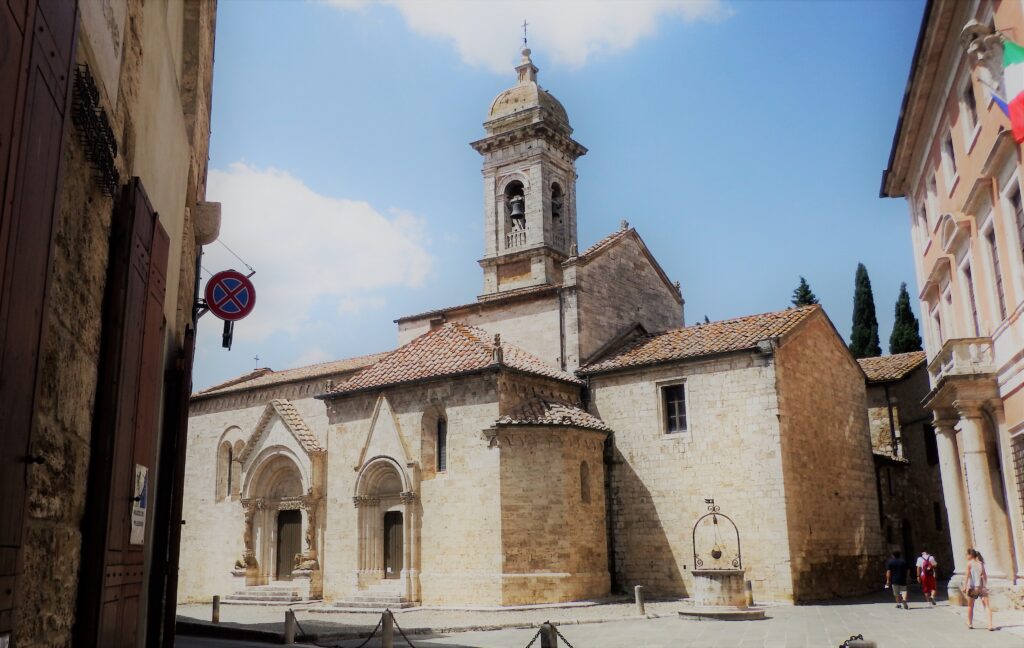 San Quirico d'Orcia, Collegiata.