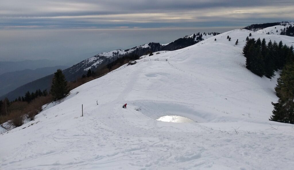 Pian delle Femene, in inverno, per passeggiate sulla neve.