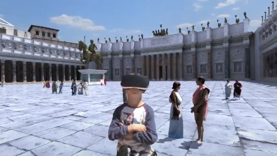 Roma, archeo virtual tour per bambini
