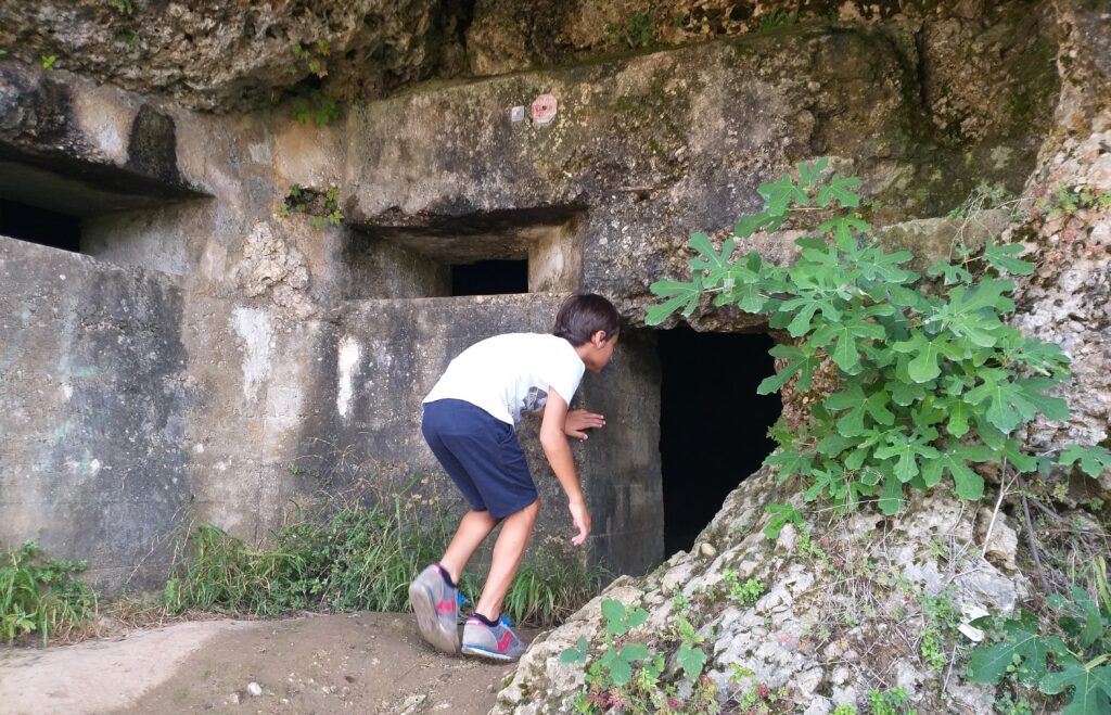Montello, percorso dei bunker