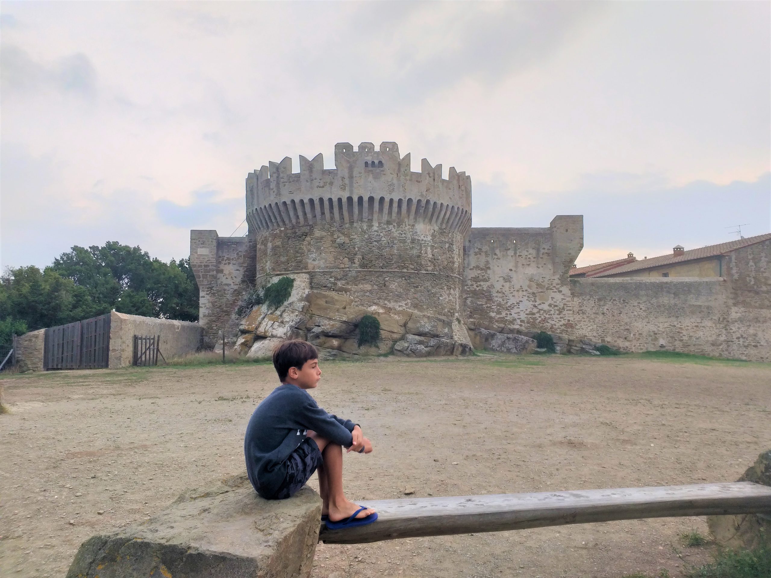 Baratti Populonia con bambini