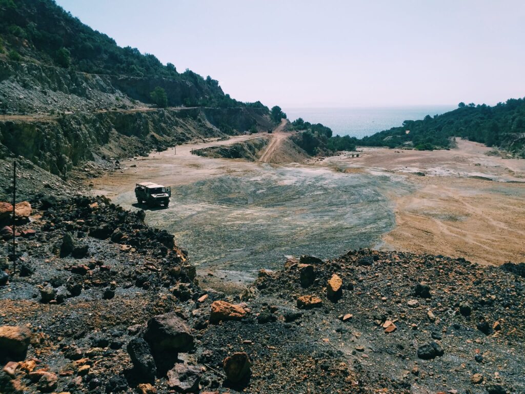 Elba, Rio Marina, "Miniera Adventure" presso il Parco Minerario, Valle Giove.