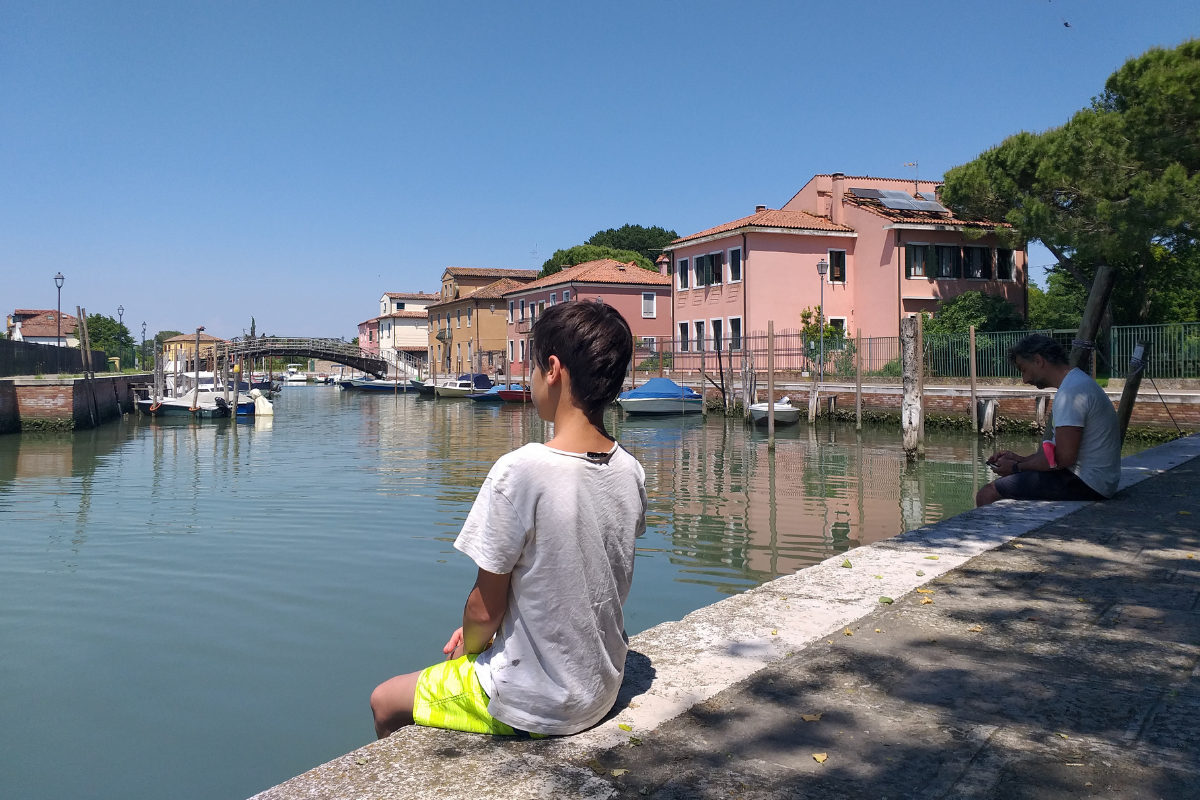 Veneto Burano Mazzorbo con i bambini