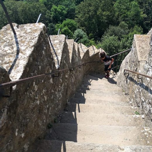 Bibbiena, Santuario della Verna: verso il Balcone del Diavolo.