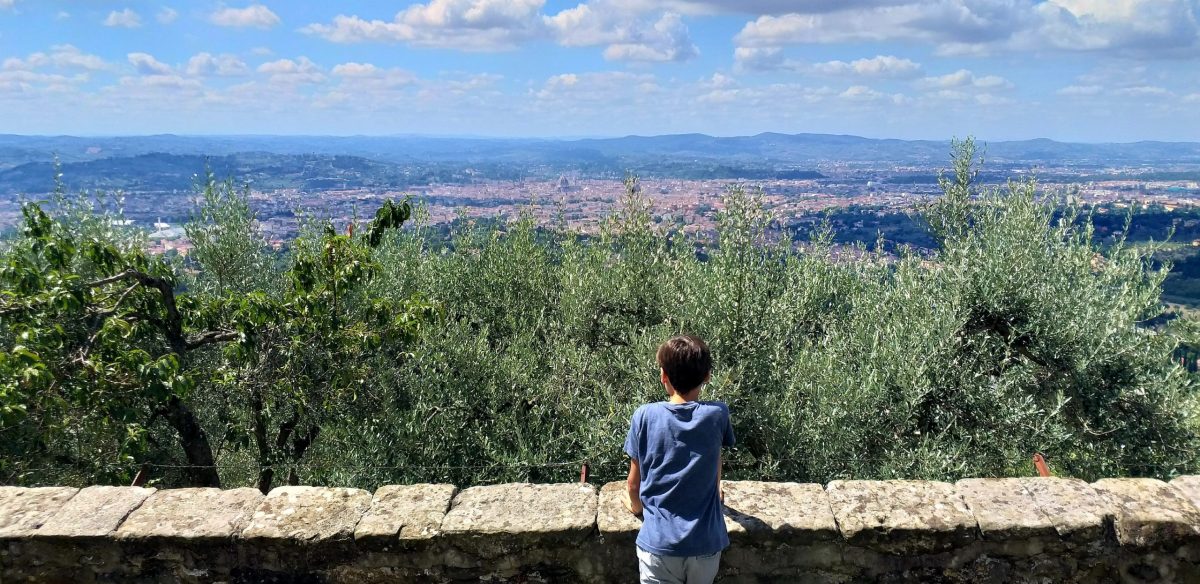 Toscana Fiesole vista su Firenze