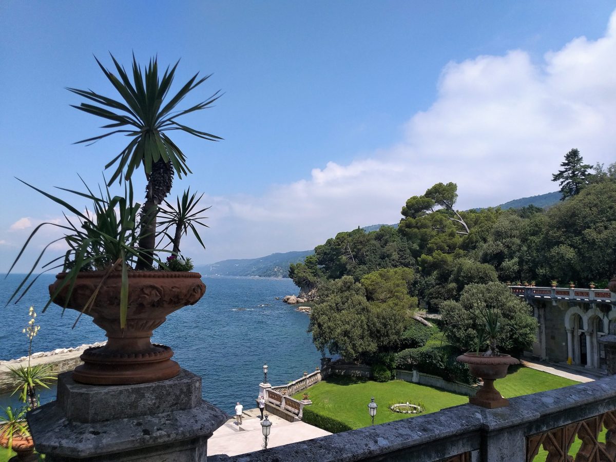 Trieste parco del Castello di Miramare passeggiate