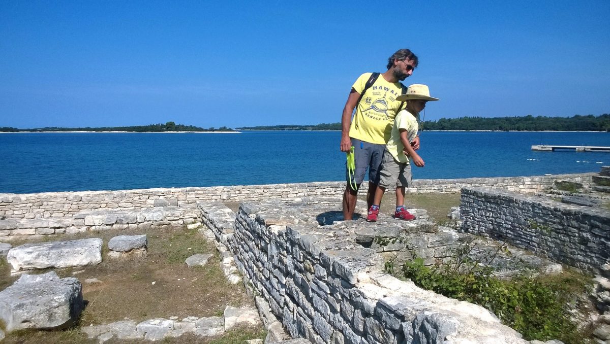 Istria con Bambini Parco Nazionale Brioni castrum bizantino