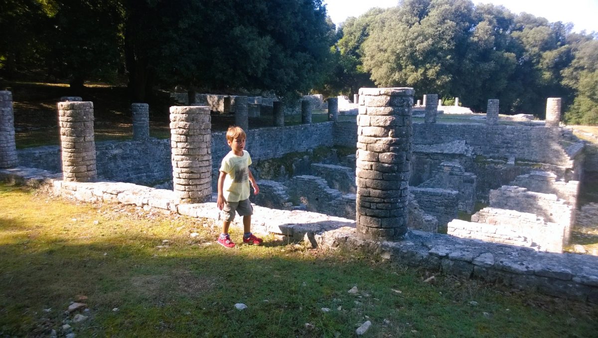 Nacionalni Park Brijuni Brioni Istria con bambini villa romana