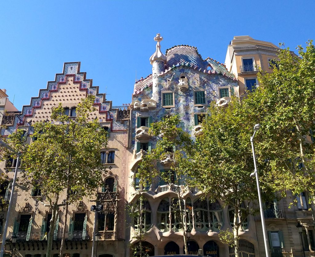 Barcellona con bambini Casa Batlló esterno 2