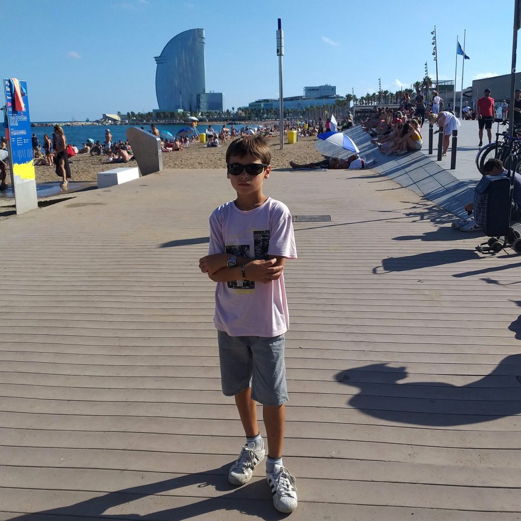 Barcellona con bambini barcelloneta spiaggia