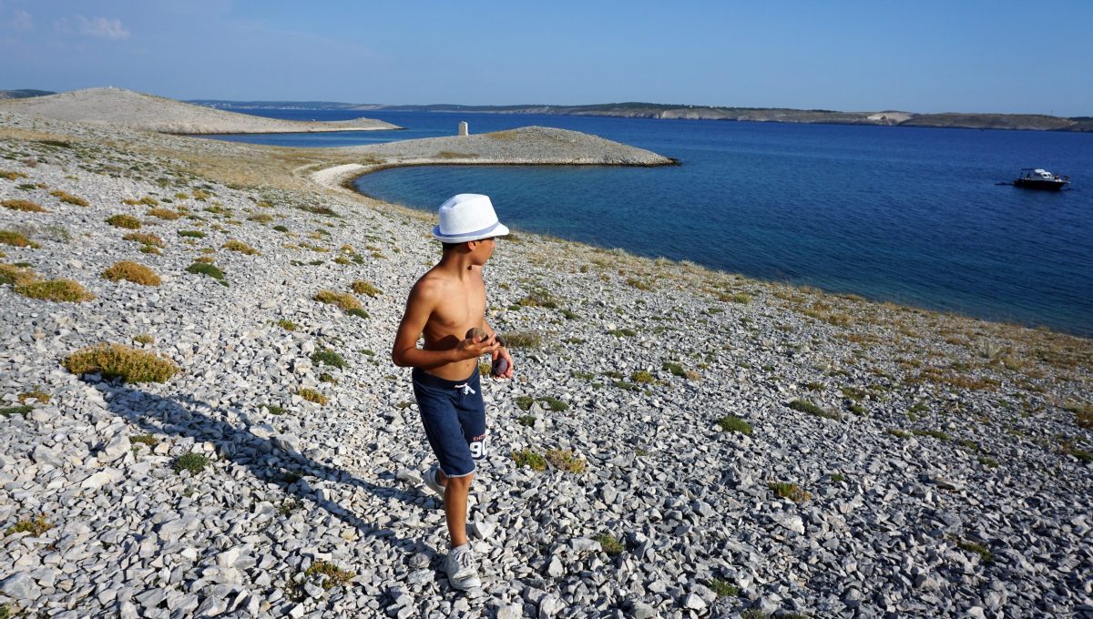 Croazia Pag trekking con bambini