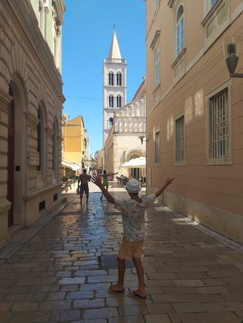 Croazia con i bambini Zadar centro storico