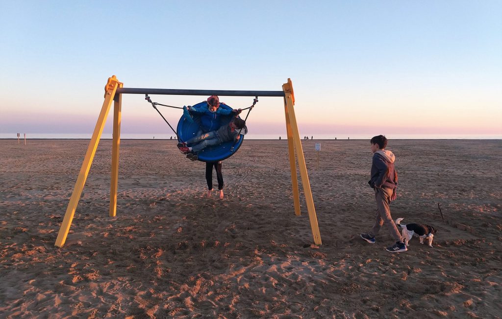 Caorle spiaggia in inverno