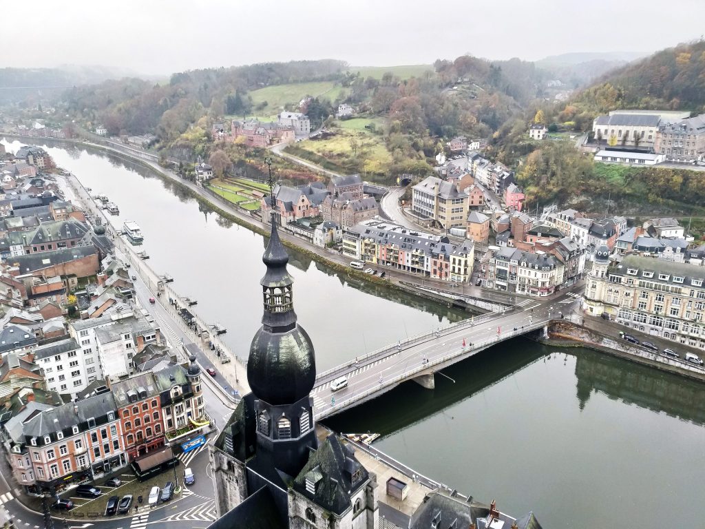 Belgio in tre giorni Dinant vista dalla cittadella