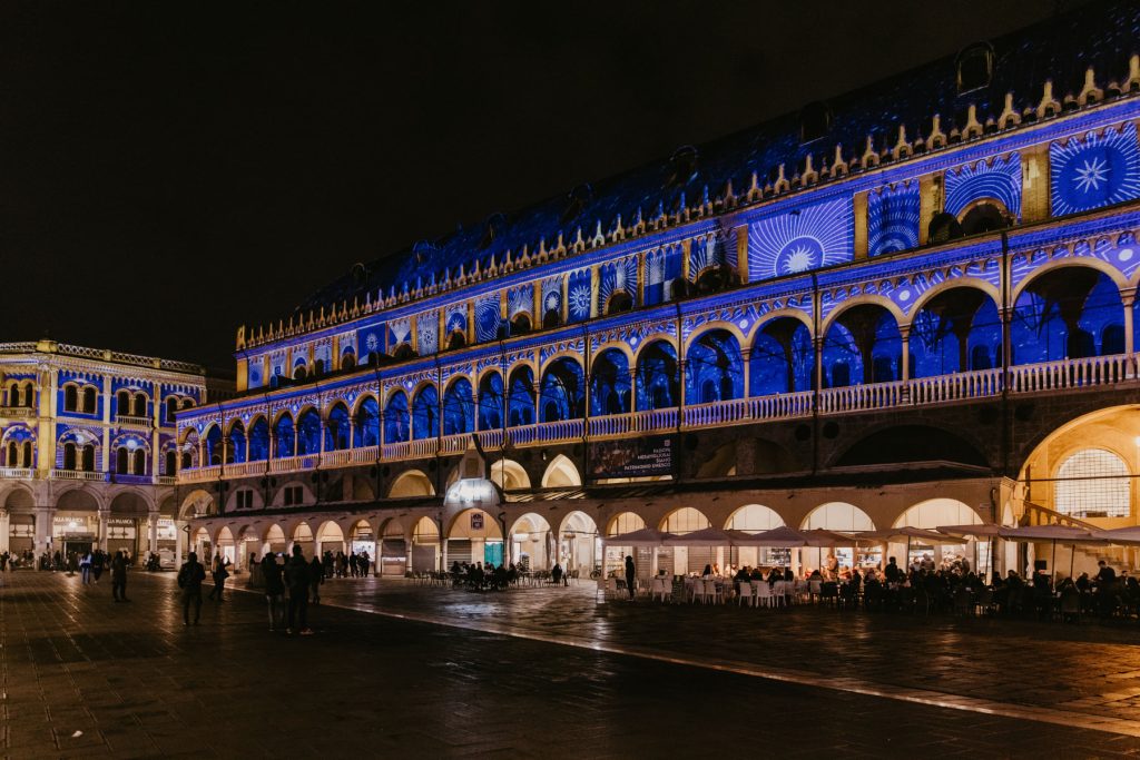 Padova videomapping piazza delle erbe