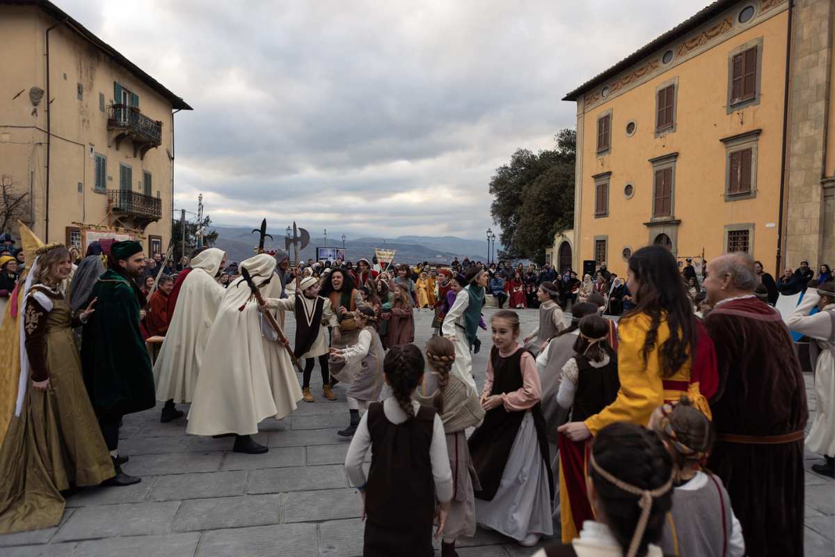 carnevale storico di Bibbiena Arezzo