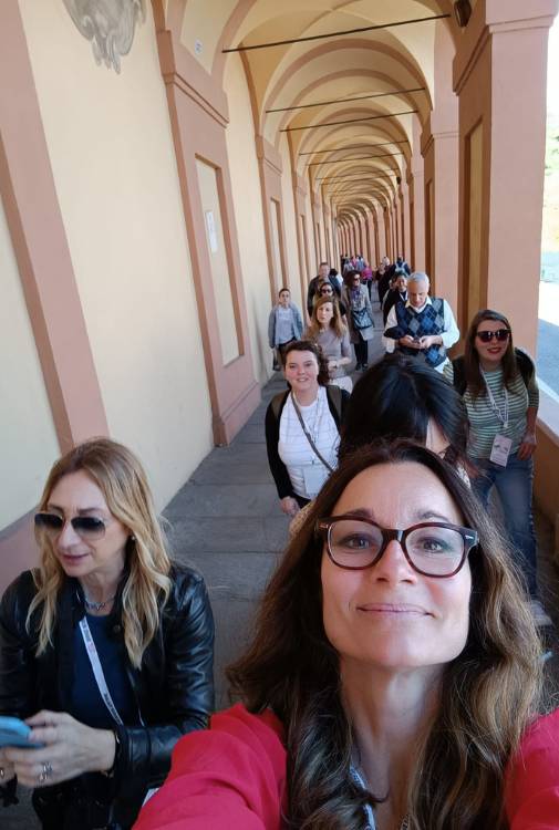 Bologna portici San Luca delegazione Travel Blogger Italiane