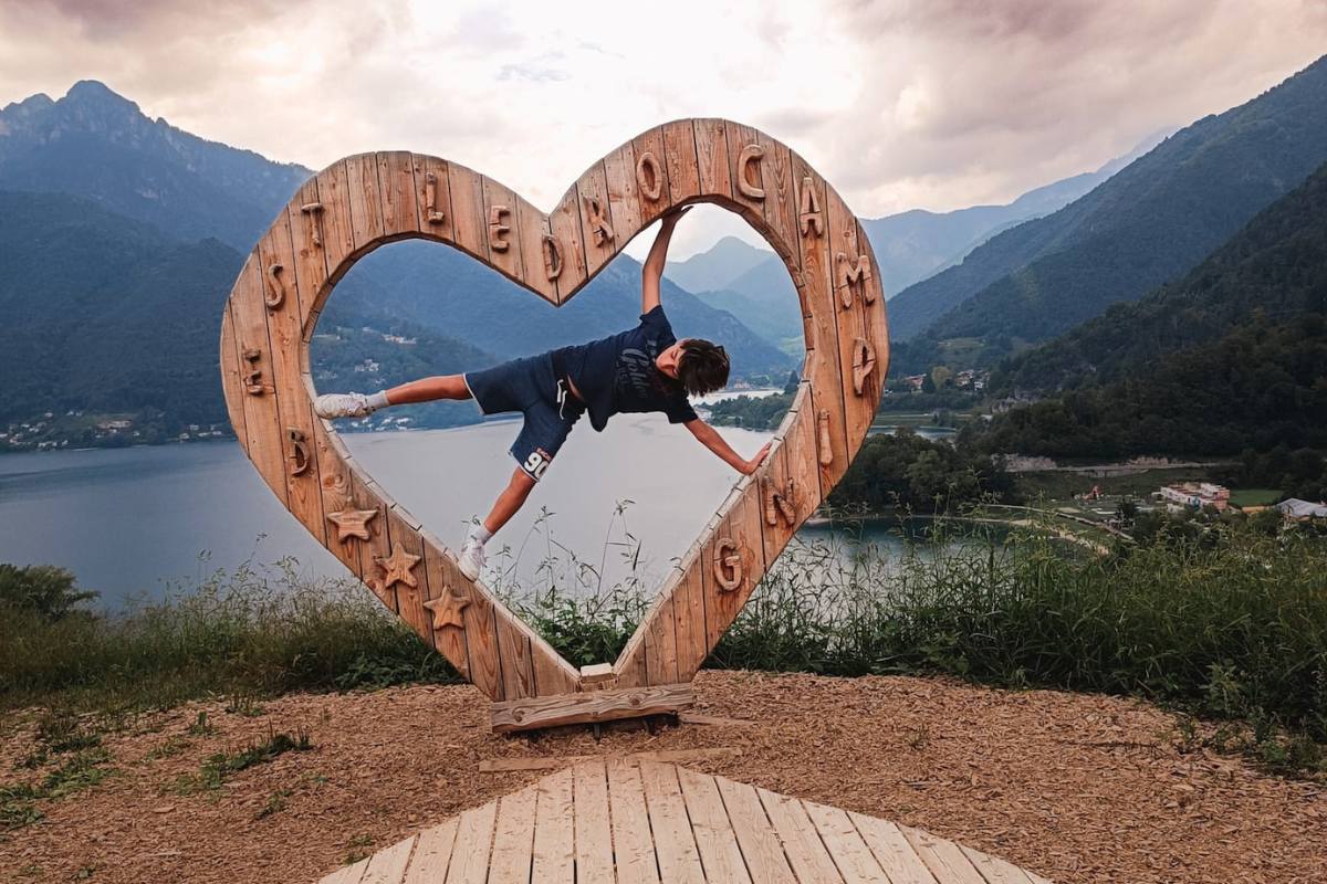 Lago di Ledro Trentino con bambini