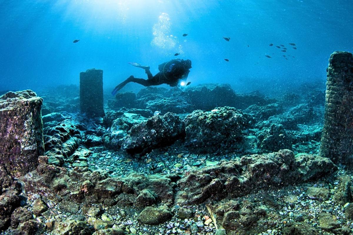 Campania Parco Archeologico di Baia immersioni e snorkeling