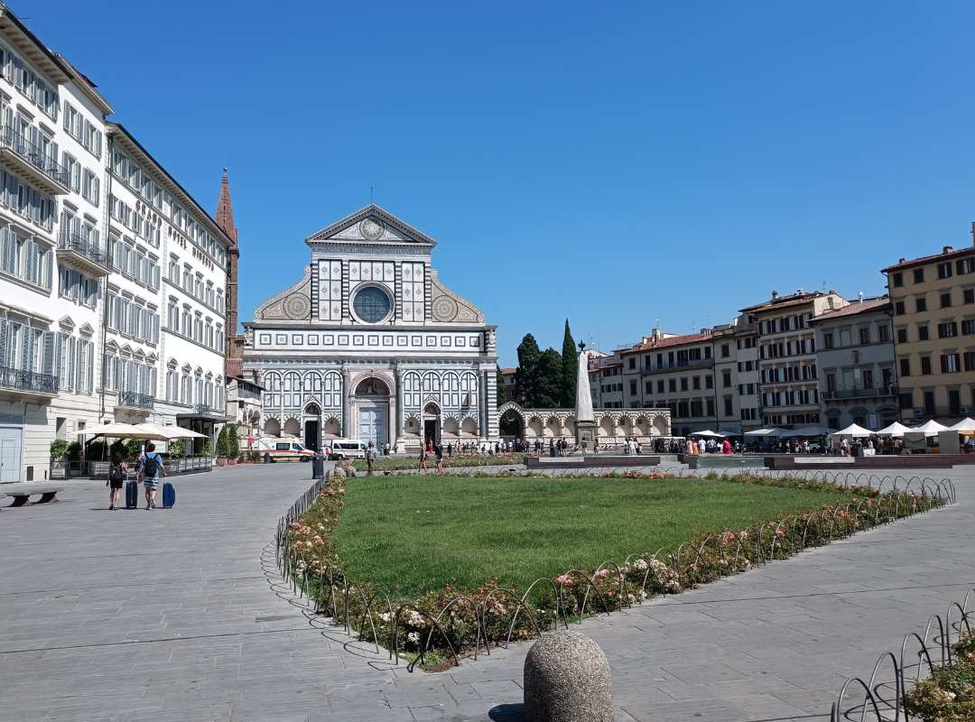 Firenze visita famiglia chiesa Santa Maria Novella