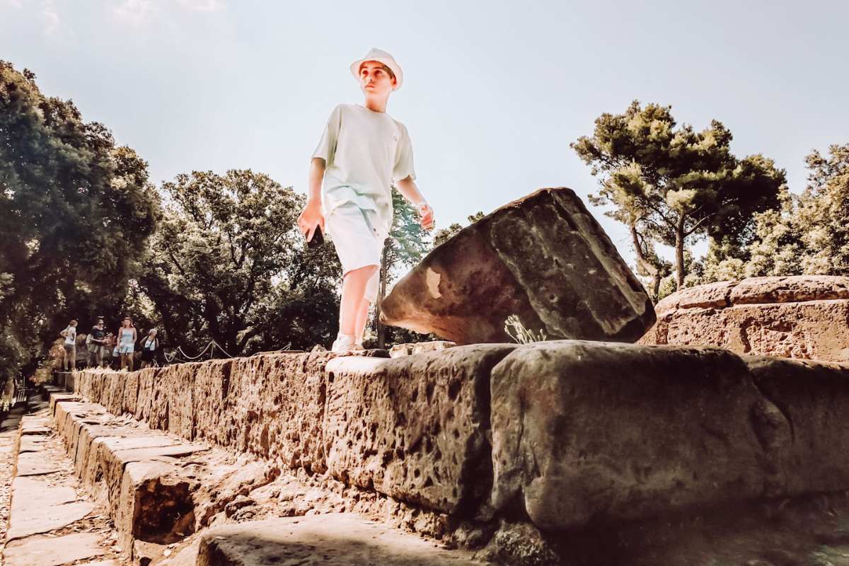 Pompei con bambini visita