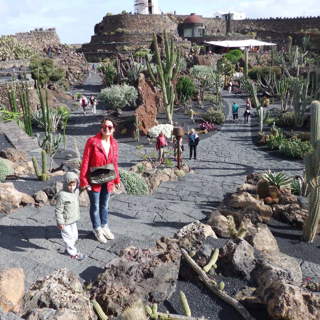 Jardín de Cactus Teguise Lanzarote guida famiglia