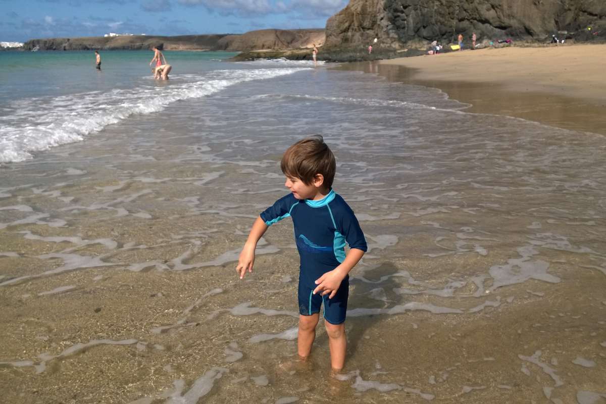 Lanzarote spiagge con bambini Playa de Papagayo