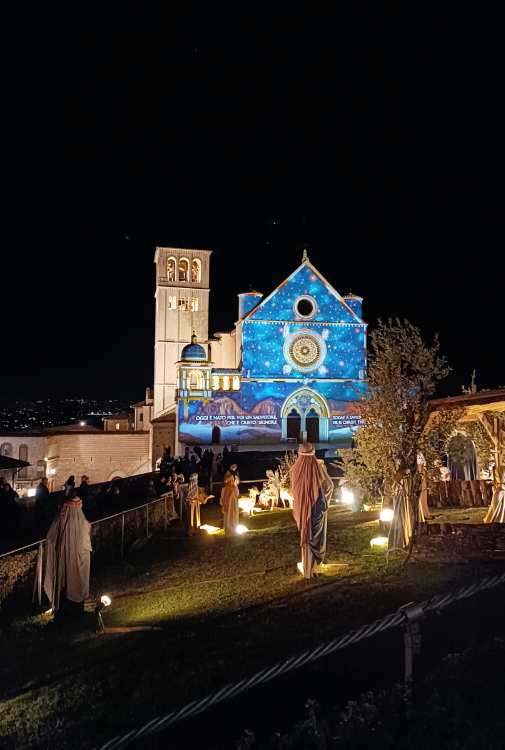 Natale Assisi videomapping