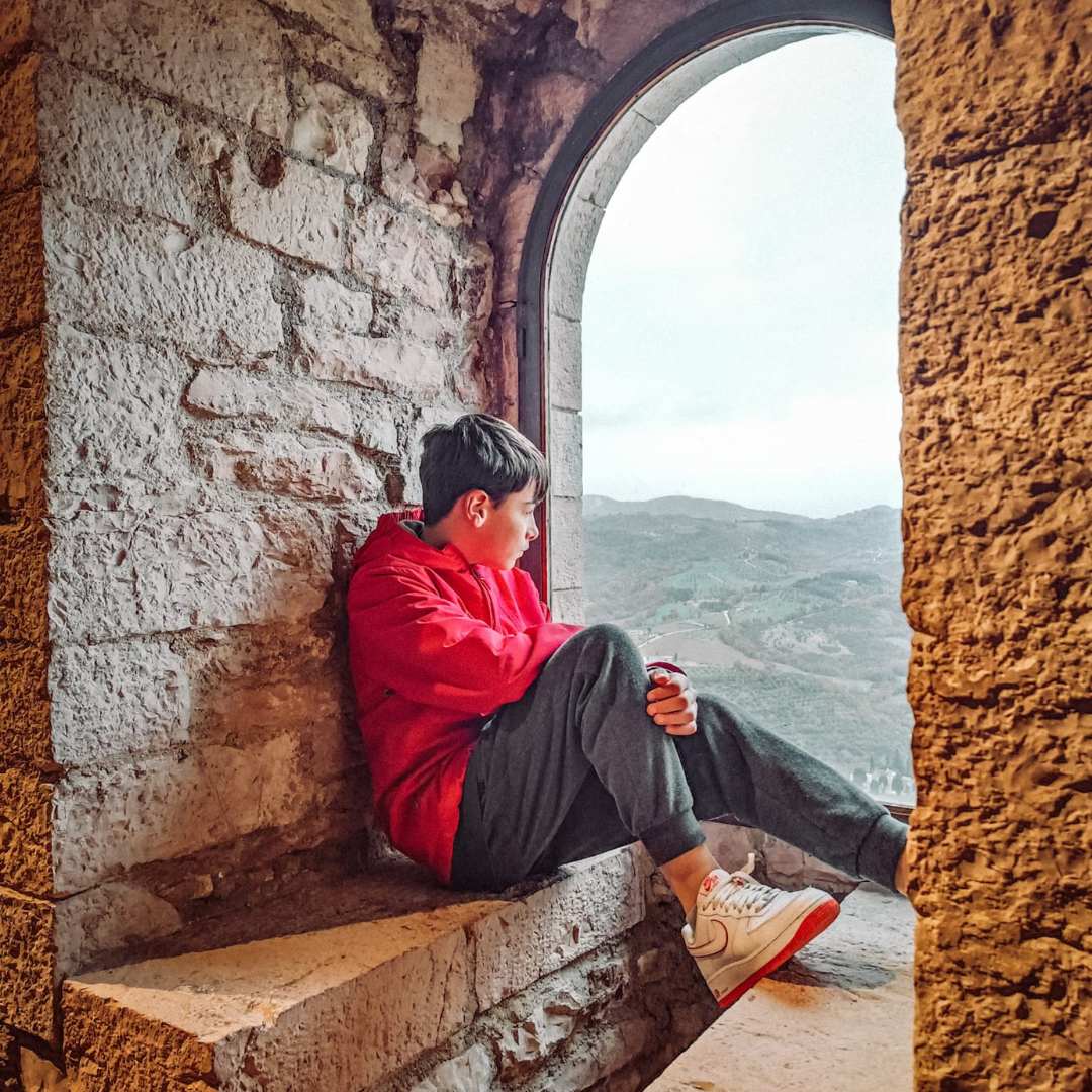 Rocca Maggiore di Assisi in famiglia