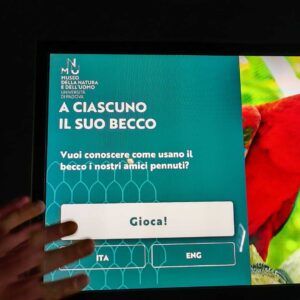 Museo della Natura e dell'Uomo a Padova con bambini postazioni gioco interattive