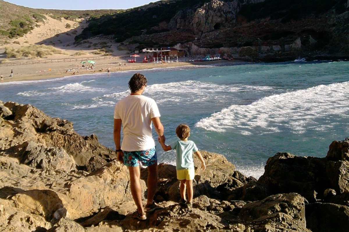 Sardegna Ovest Inglesiente Cala Domestica con bambini