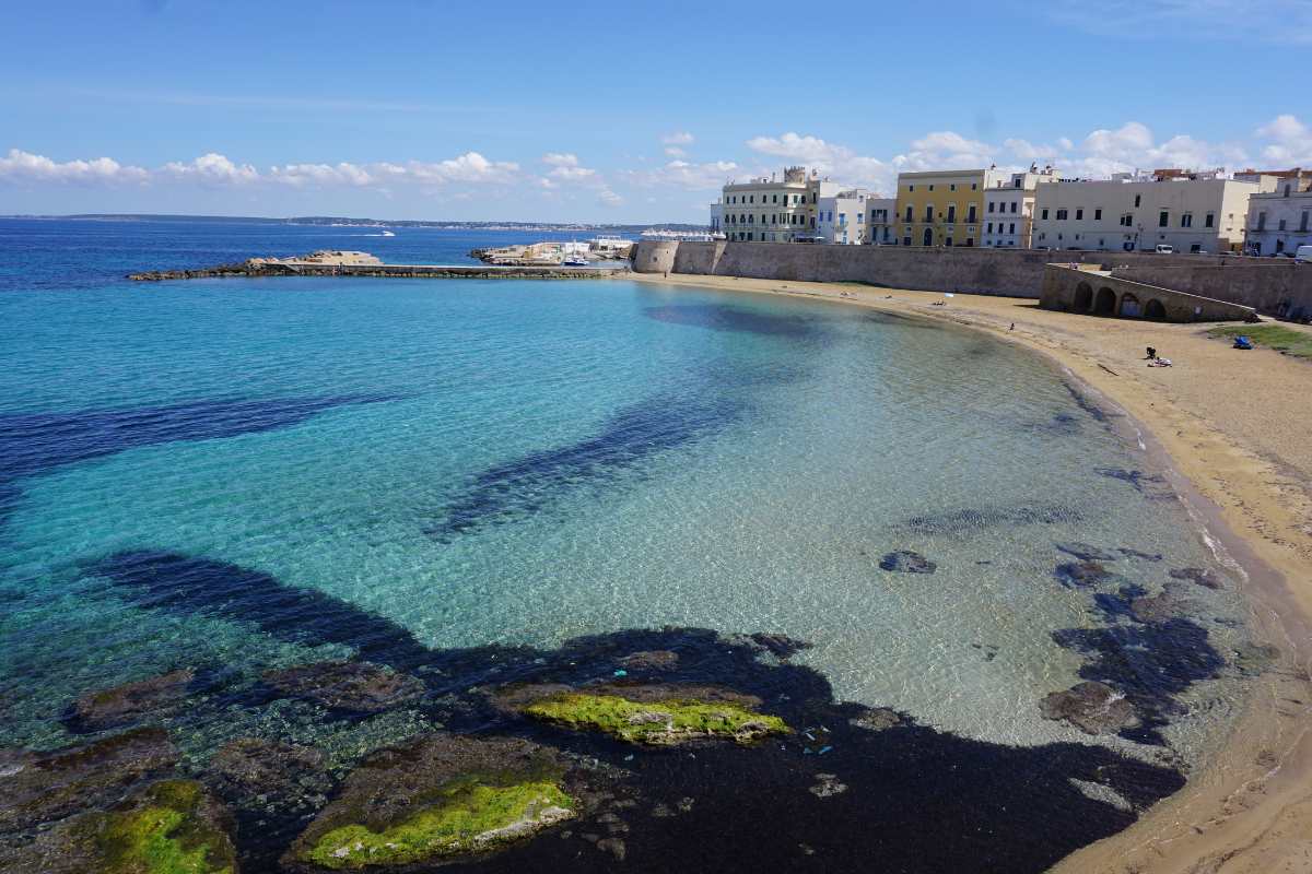 puglia salento gallipoli spiaggia purità