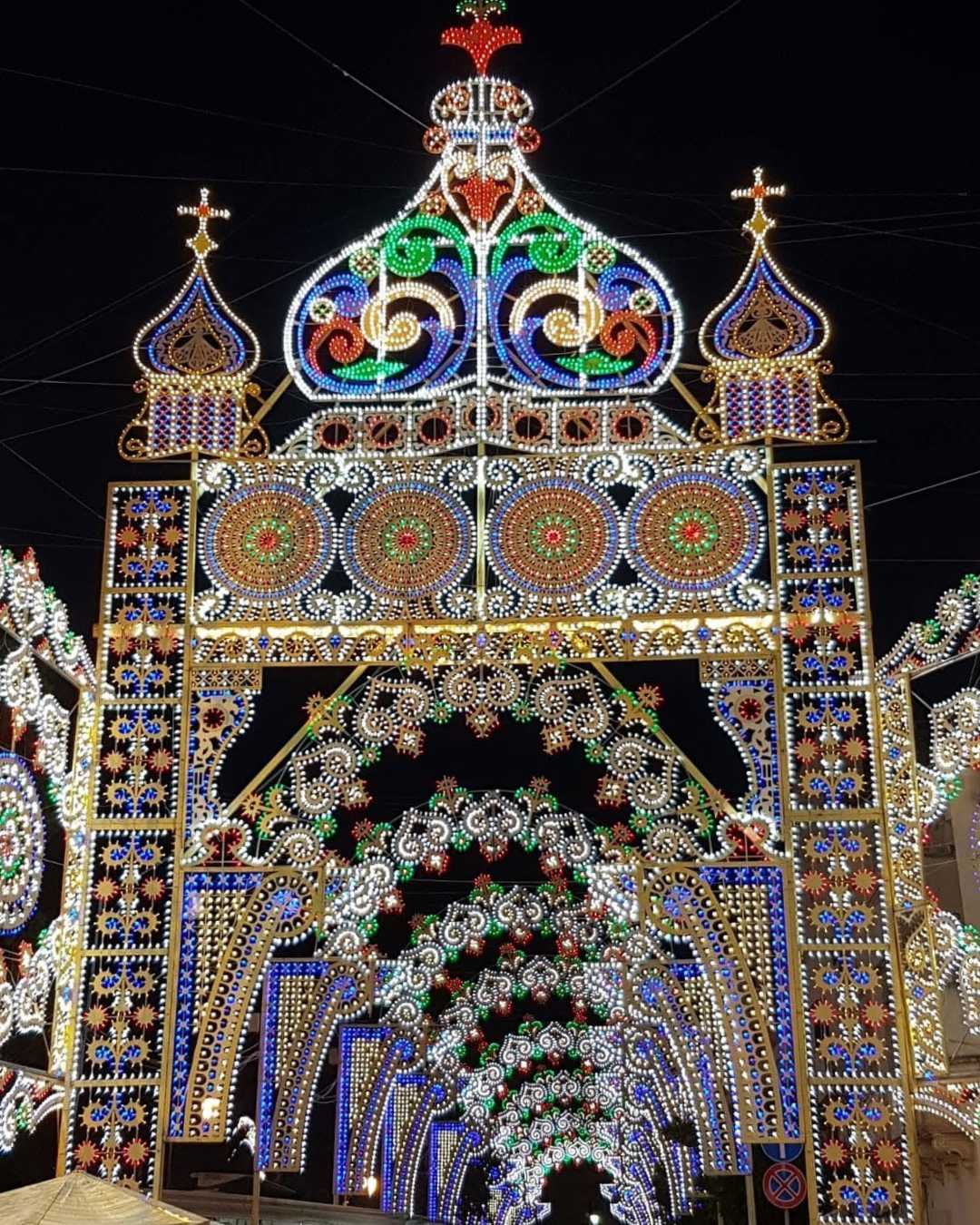 Festa Patronale Madonna Maria Addolorata - Poggiorsini luminarie puglia