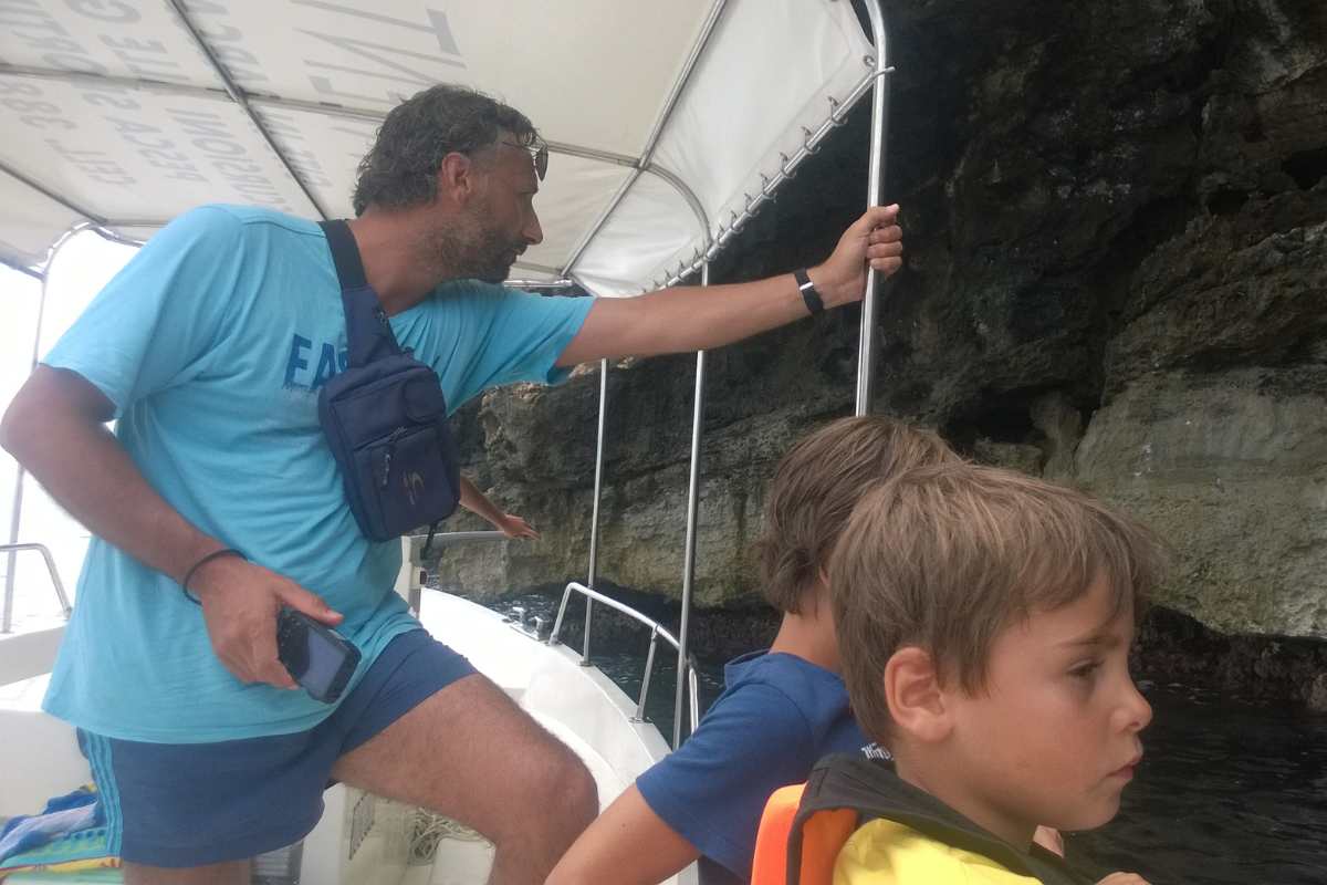 Puglia con bambin tour in barca
