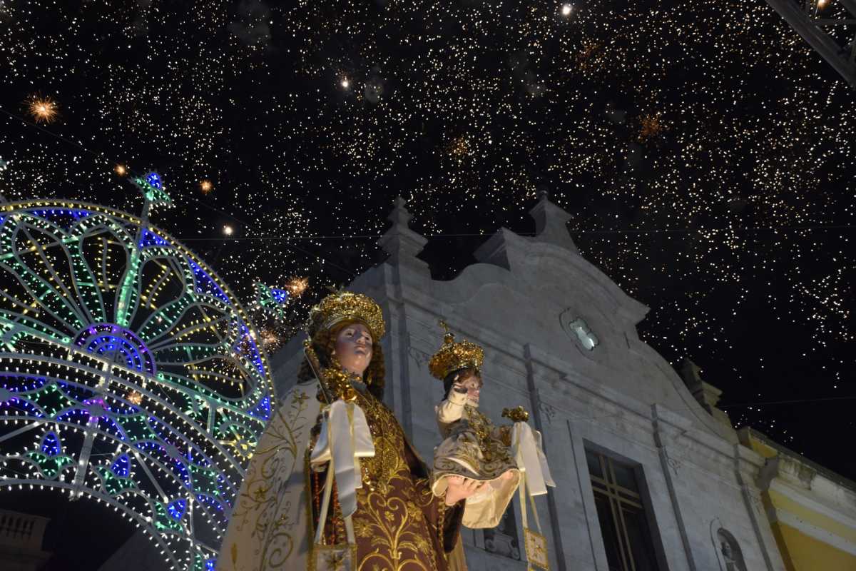 luminarie Puglia Festa Patronale della Madonna del Carmine Noicattaro