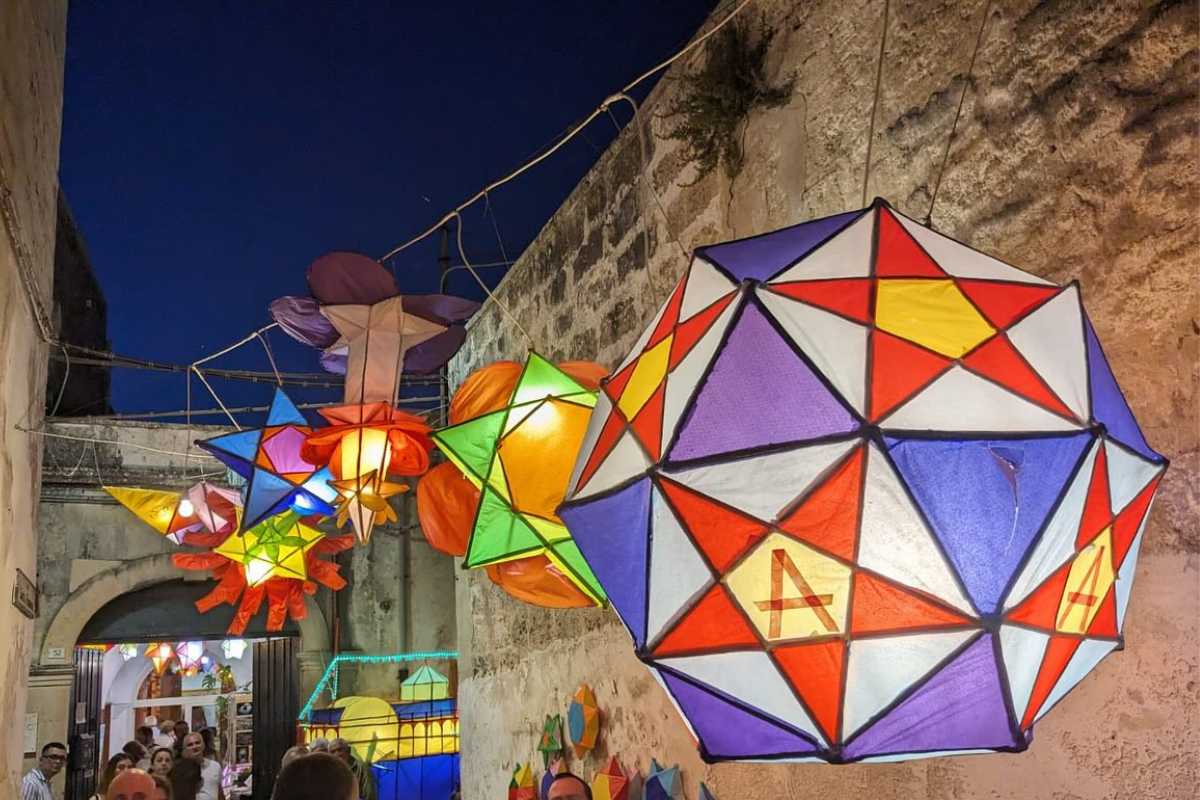 luminarie Puglia festa lampioni calimera