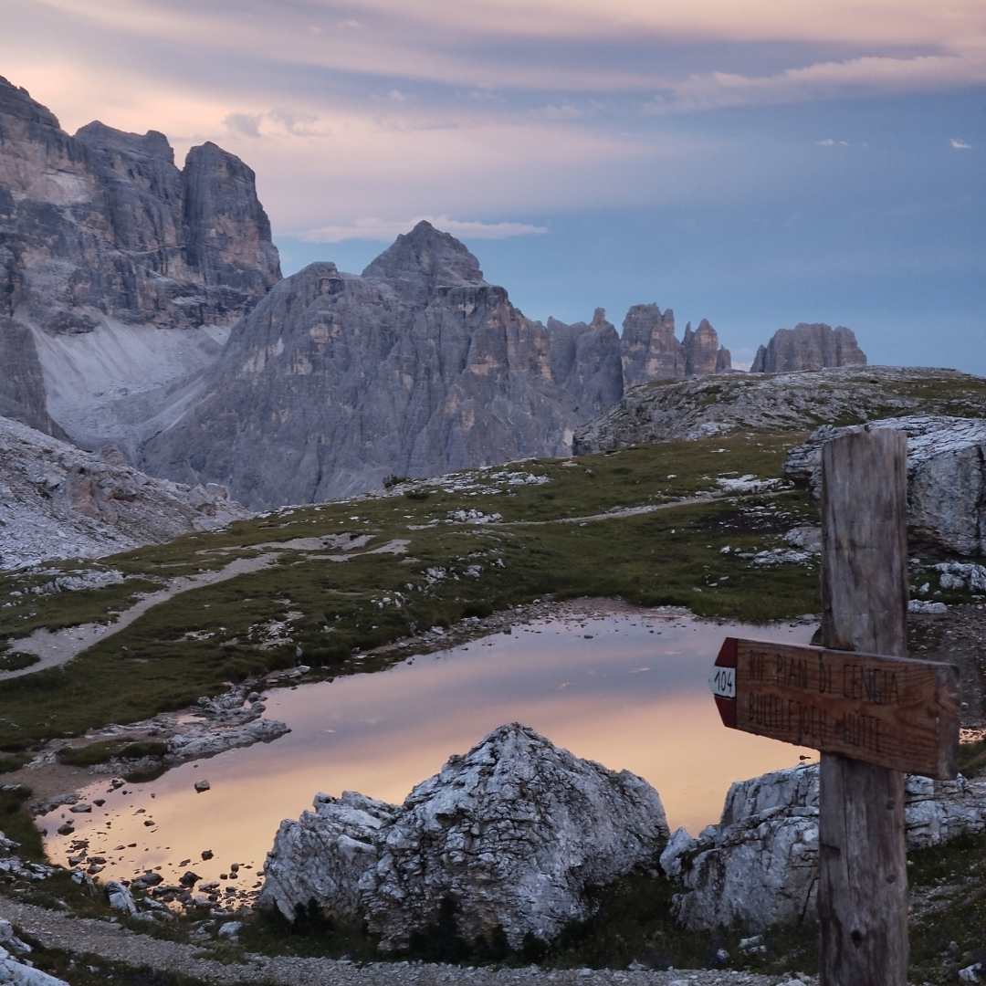 3 cime lavaredo tramonto