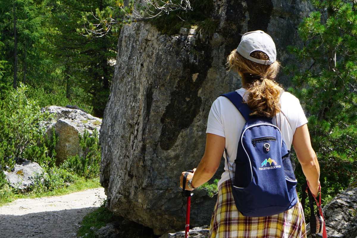 sentiero 120 verso Rifugio Città di carpi tre cime dolomiti guida
